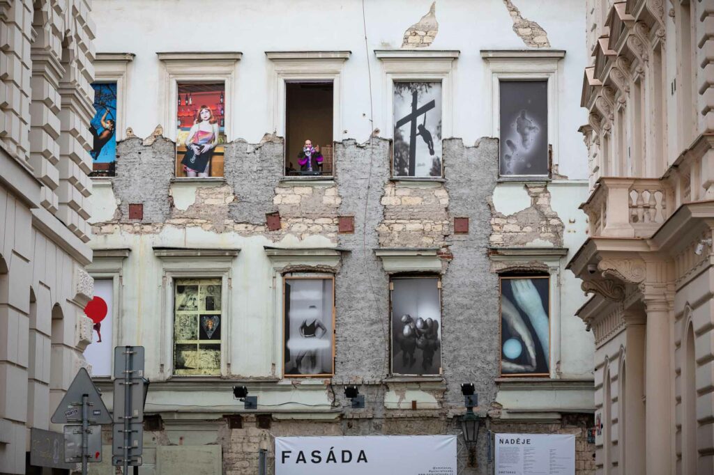 vernisáž výstavy Nadeje / Fasada